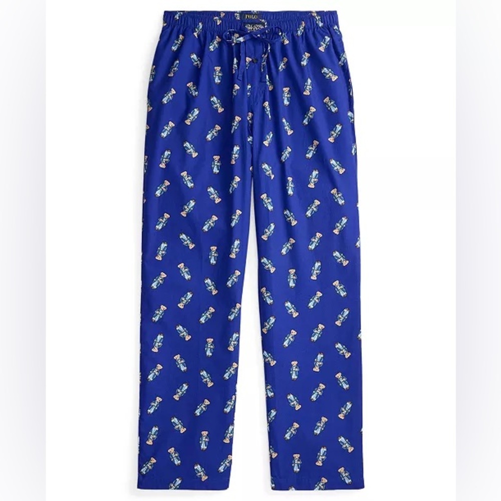 Polo Ralph Lauren Men’s Bear Printed Pajama Pants Size Small